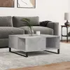 Image de vidaXL Table basse - Gris béton