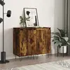 Image de vidaXL Buffet (Lot de 2) - Chêne fumé