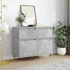 Image de vidaXL Buffet gris béton