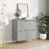Image de vidaXL Buffet - Gris béton 60x35x70 cm
