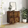 Image de vidaXL Buffet - Chêne fumé