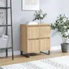 Image de vidaXL Buffet Chêne Sonoma 60x35x70 cm Bois d'Ingénierie