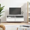 Image de vidaXL Meuble TV - Blanc 100x34,5x44,5 cm