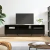 Image de vidaXL Meuble TV - Noir