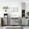 Image de VidaXL Armoire de bain - Sonoma gris
