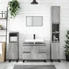 Image de vidaXL Armoire salle de bain gris sonoma