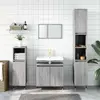 Image de Armoire de bain vidaXL - Sonoma gris