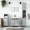 Image de vidaXL Armoire salle de bain béton - Gris