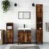 Image de Armoire de bain Vidaxl chêne fumé - 58x33x60 cm