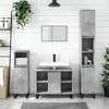 Image de VidaXL Armoire salle de bain - Gris béton