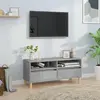 Image de vidaXL Meuble TV - Gris béton 100 cm
