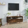 Image de vidaXL Meuble TV Chêne Fumé
