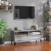 Image de vidaXL Meuble TV - Sonoma gris 100x34.5x44.5 cm