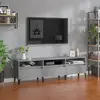 Image de VidaXL Meuble TV - Gris béton - 150 cm