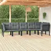 Image de vidaXL Salon de Jardin en Résine Tressée
