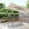 Image de VidaXL Ensemble de bar jardin 11 pcs - Gris