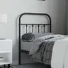 Image de vidaXL Tête de lit de remplacement métal noir 75 cm