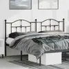 Image de vidaXL Tête de lit de remplacement métal noir 180 cm