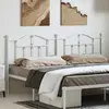 Image de vidaXL Tête de lit de remplacement métal blanc 180 cm