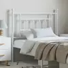 Image de vidaXL Tête de lit de remplacement métal blanc 100 cm