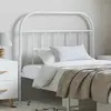 Image de vidaXL Tête de lit de remplacement métal blanc 100 cm