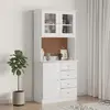 Image de vidaXL Buffet ALTA blanc 77x35x165 cm - Bois massif