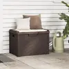 Image de Vidaxl Boîte de rangement jardin 125L - Marron
