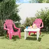 Image de vidaXL Chaises de jardin enfants - Lot de 2 - Rose