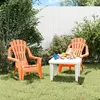 Image de vidaXL Chaises de jardin pour enfants lot de 2 - Orange