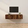 Image de vidaXL Meubles TV muraux 2 pcs - Chêne fumé