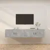 Image de vidaXL - Meubles TV muraux Gris béton