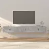 Image de vidaXL Meubles TV Muraux 3 pièces Gris Béton