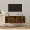 Image de vidaXL Ensemble de meubles TV chêne fumé - 2 pièces