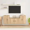 Image de vidaXL Ensemble TV 3 pcs - Chêne sonoma