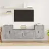 Image de vidaXL Ensemble Meubles TV 3 pcs Gris Béton