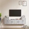 Image de VIDAXL Ensemble de meubles TV 4 pcs - Sonoma gris