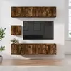 Image de vidaXL 7 pcs - Chêne fumé