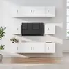 Image de vidaXL Meubles TV 8 pcs Blanc