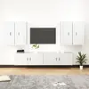 Image de vidaXL Ensemble de meubles TV - 6 pièces - Blanc