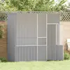 Image de vidaXL Cage Gris 215x78x200 cm