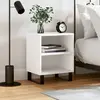 Image de VIDAXL Table de chevet - Blanc 40x30x50 cm