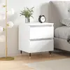 Image de vidaXL Table de chevet - Blanc