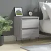 Image de vidaXL Table de chevet sonoma gris