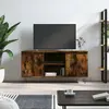 Image de VidaXL Meuble TV - Chêne Fumé