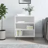 Image de VIDAXL Buffet Blanc brillant
