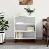 Image de vidaXL Buffet - Blanc brillant