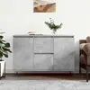 Image de vidaXL Buffet 104x35x70 cm - Gris béton