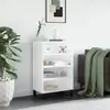 Image de vidaXL Buffet haut blanc 57x35x90 cm