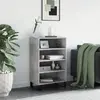Image de VIDAXL Buffet haut gris béton 57x35x90 cm