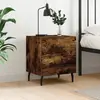 Image de vidaXL Table de chevet - Chêne Fumé